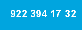 922 394 17 32 922 394 17 32